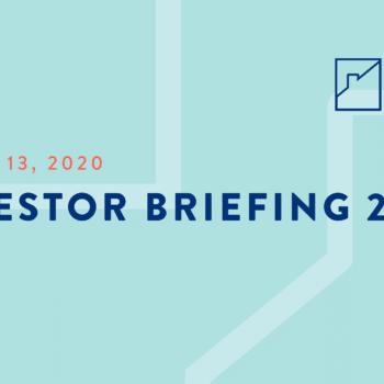 Investor Briefing is on March 13
